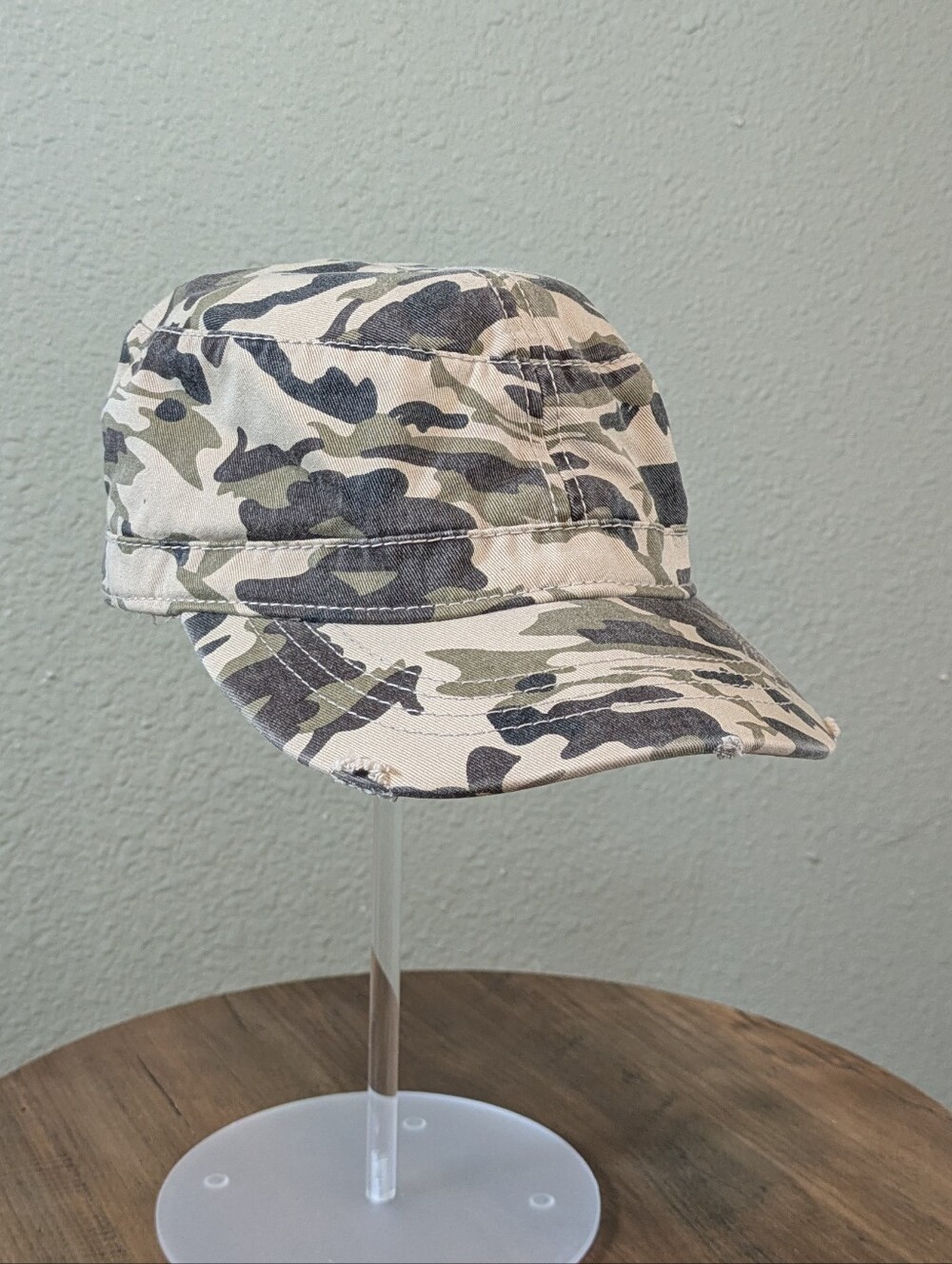 OTTO Camo Cadet Hat in Green, Tan & Black